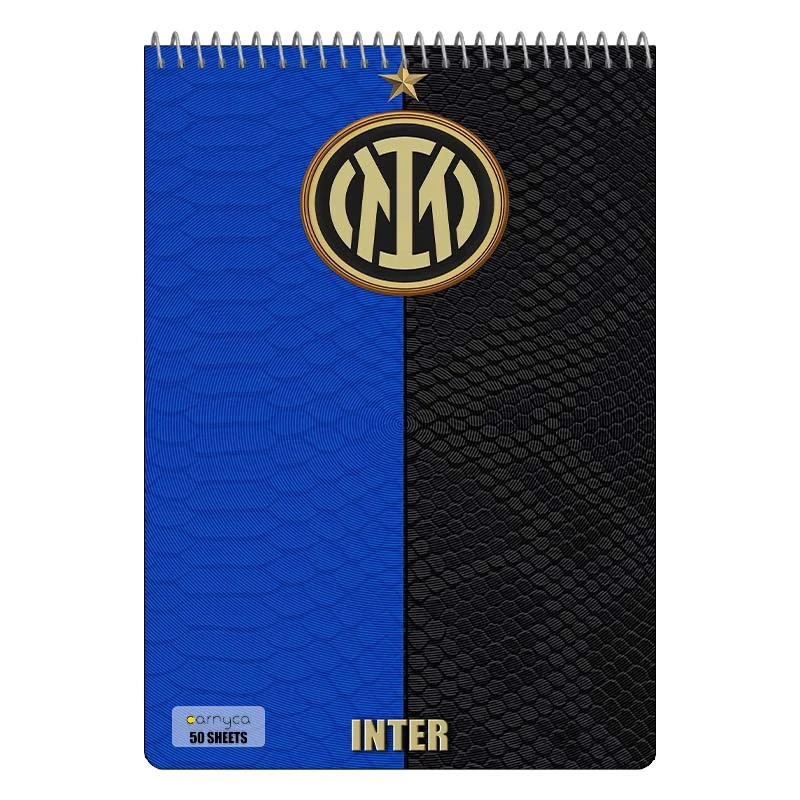دفتر نقاشی 50 برگ سیمی کارنیکا طرح اینتر میلان Inter Milan کد 51176