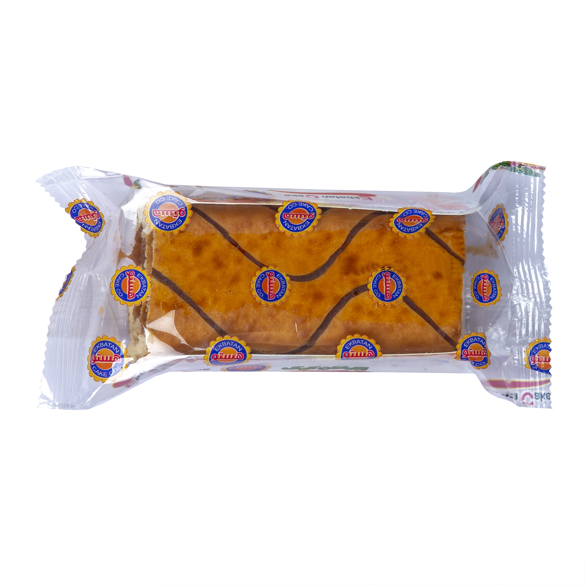 رول کیک اسفنجی طعم دار با مغز پرتقال هستو - 80 گرم