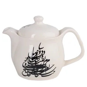 قوری مدل سیاه مشق کد 02