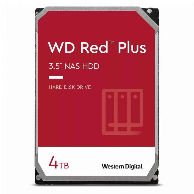 هارددیسک اینترنال وسترن دیجیتال با رابط SATA مدل Red Plus Nas WD40EFPX ظرفیت 4 ترابایت هارددیسک اینترنال وسترن دیجیتال با رابط SATA مدل Red Plus Nas WD40EFPX ظرفیت 4 ترابایت