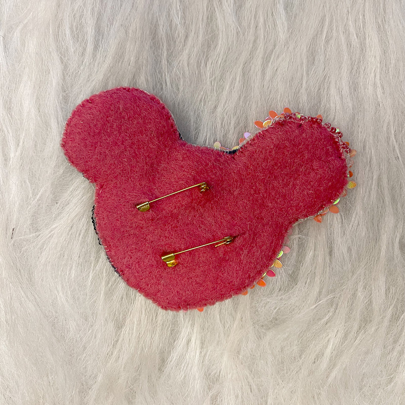 سنجاق سینه دخترانه مدل میکی موس کد MICY1