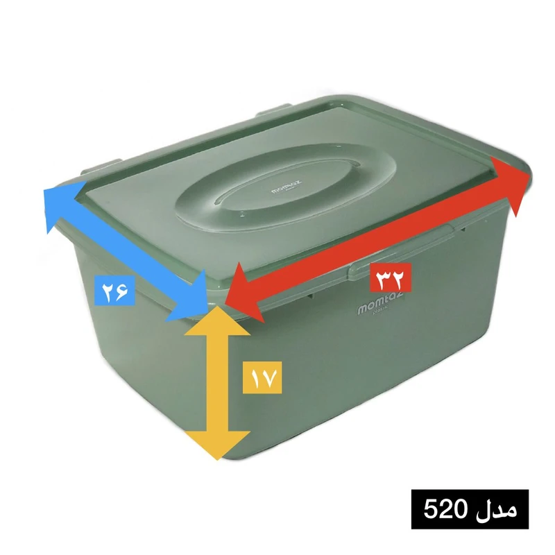 ظرف نان ممتاز پلاستیک مدل 520 ظرفیت 10 لیتری عکس شماره 27