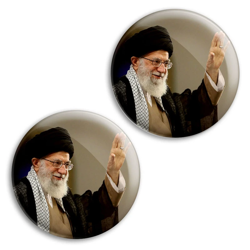 مگنت پرمانه طرح سید علی خامنه ای کد pmag2.28317 مجموعه 2 عددی