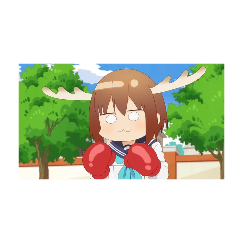 استیکر لپ تاپ و موبایل مدل انیمه طرح نوکوتان دوست گوزن من نوکو شیکانوکو My Deer Friend Nokotan Noko Shikanoko کد 3656