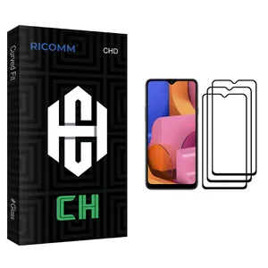 Ricomm CH glass Screen Protector For Samsung Galaxy A20s Pack Of 3