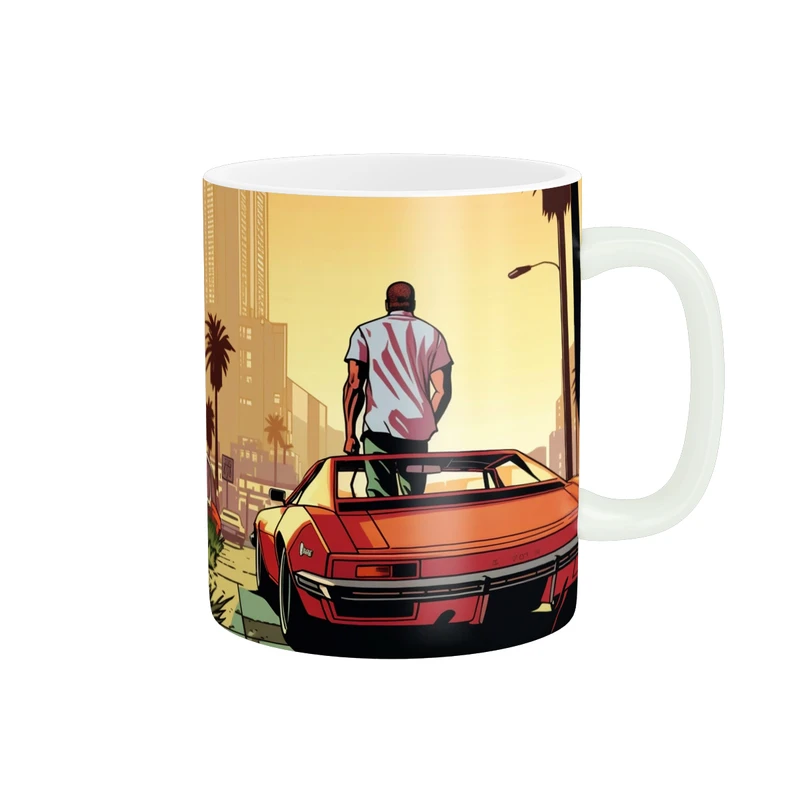 ماگ پاد آفرین طرح GTA بازی کد 6272