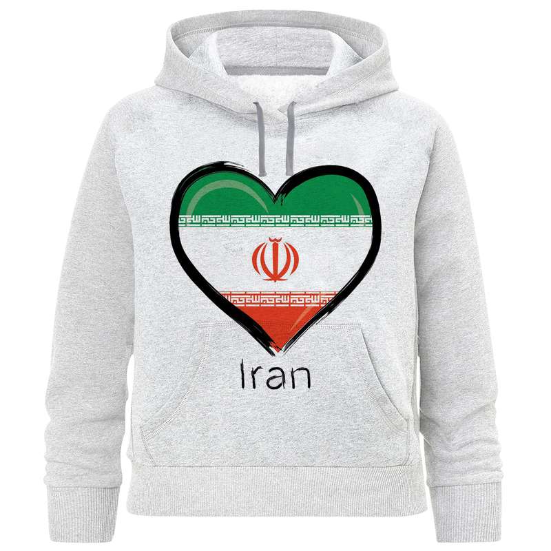 هودی دخترانه مدل پرچم ایران A66