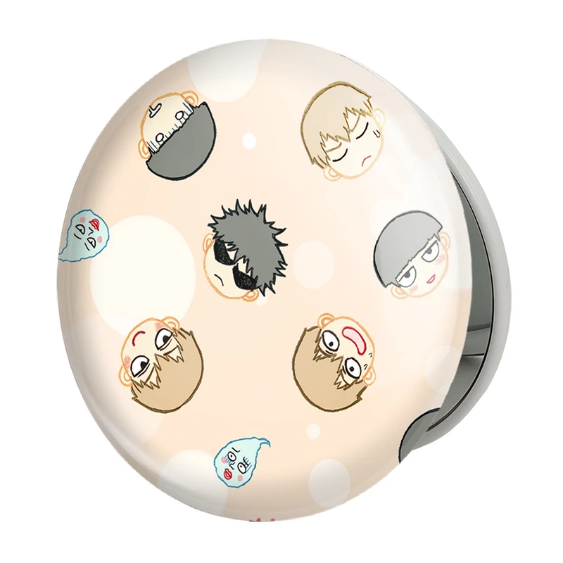 آینه جیبی خندالو طرح انیمه موب سایکو Mob Psycho 100 مدل تاشو کد 24449 