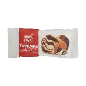 کاپ کیک دو قلو کاکائویی نادری - 60 گرم 
