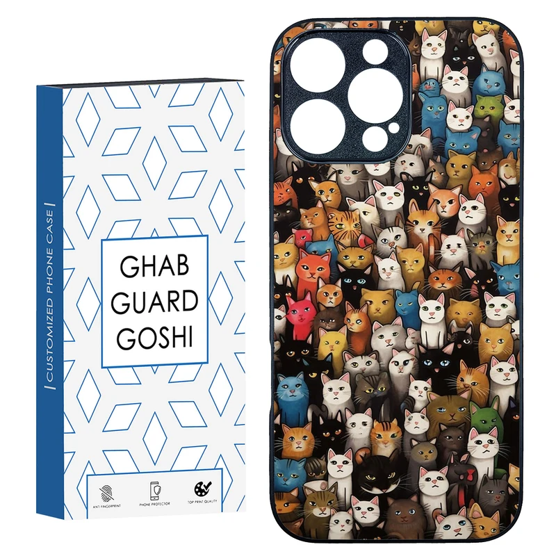 کاور قاب گارد گوشی طرح گربه کد TPU-293 مناسب برای گوشی موبایل اپل Iphone 16 Pro Max