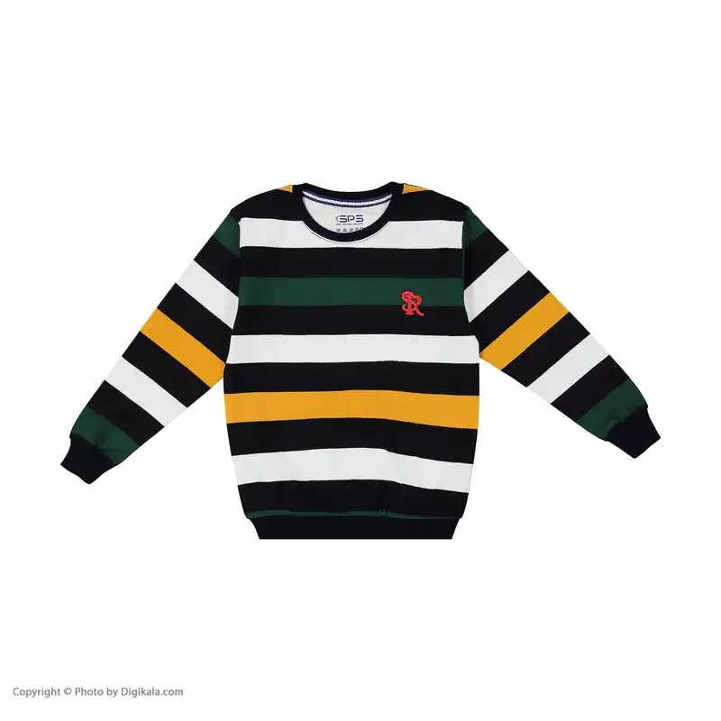 ست سویشرت و شلوار پسرانه طرح راه راه کد 248