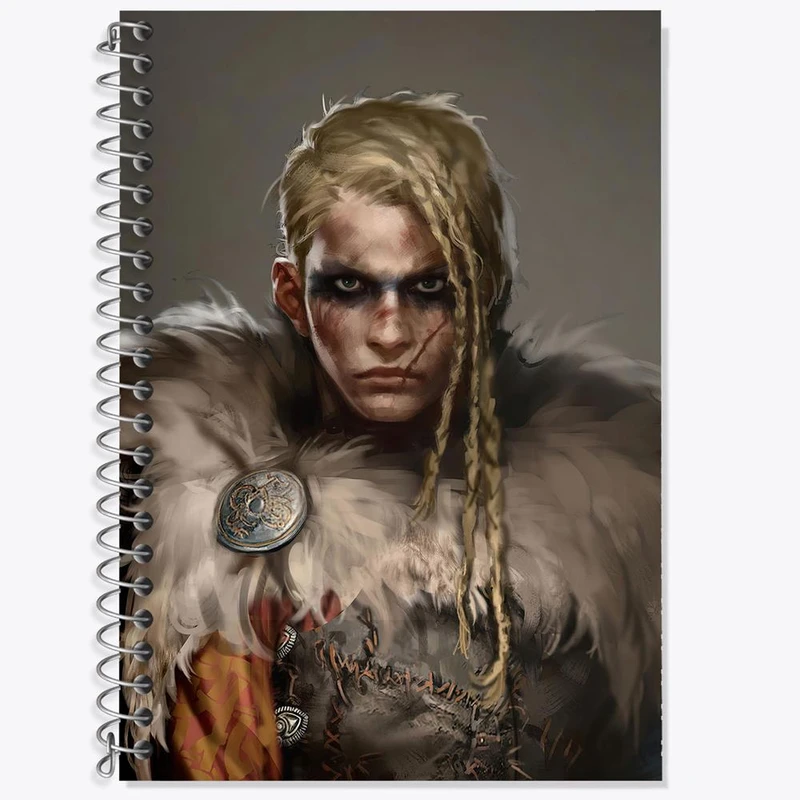 دفتر زبان 50 برگ خندالو مدل دو خط طرح بازی اساسینز کرید کد 27935