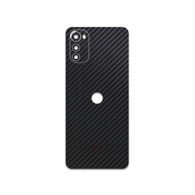 برچسب پوششی ماهوت مدل Carbon-Fiber مناسب برای گوشی موبایل موتورولا Moto E32s