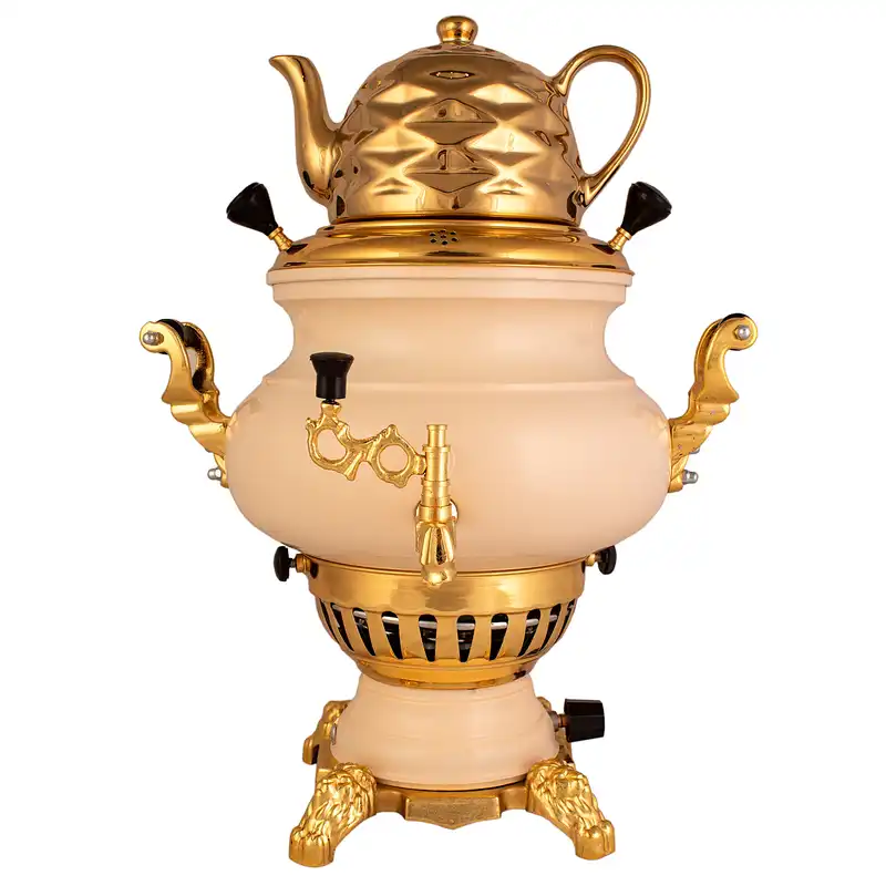 سماور گازی مدل a2 عدسی گنجایش 8 لیتر