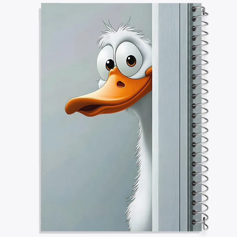 دفتر لیست خرید 50 برگ خندالو طرح اردک بامزه کد F5552