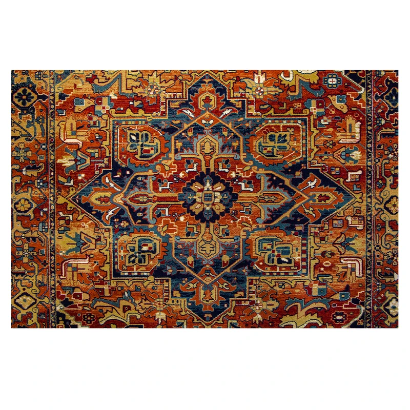 فرش پارچه‌ای مدل فرشینه طرح ایرانی کد AR3059751