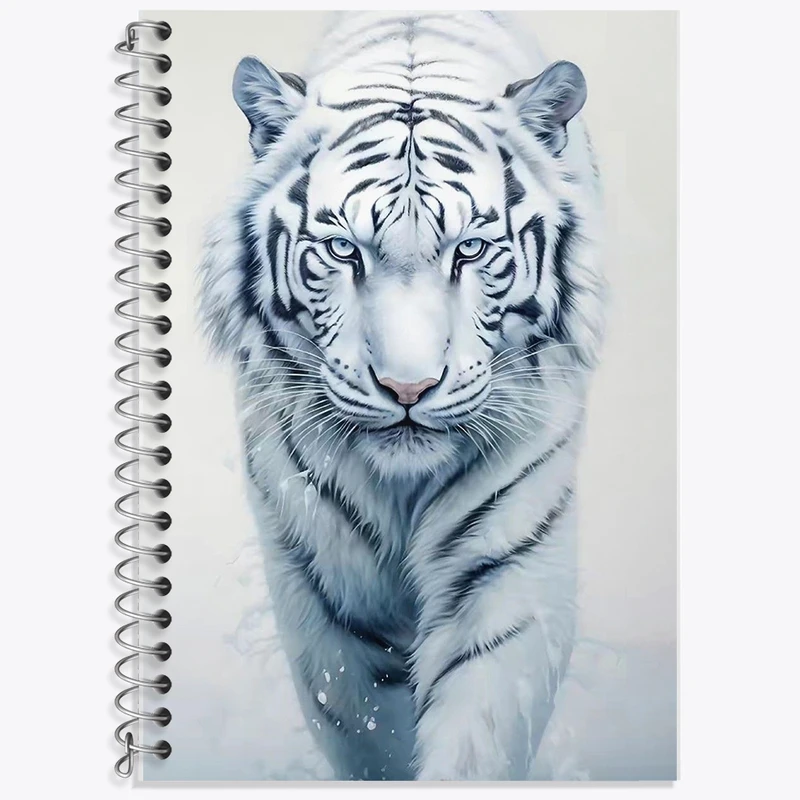 دفتر لغت 50 برگ خندالو طرح ببر سفید کد F1951