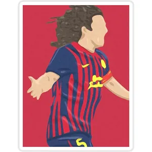 استیکر لپ تاپ طرح carles puyol کدST290