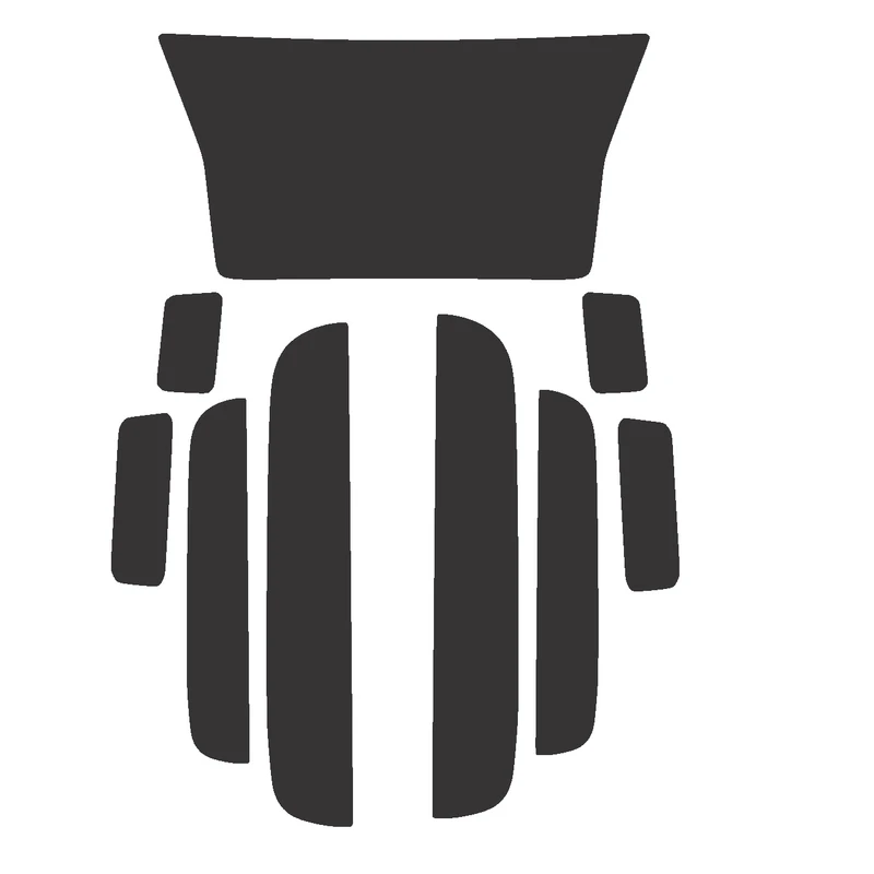 پد صداگیری رودری و کنسول مدل t silent مناسب برای سمند سورن مجموعه 9 عددی