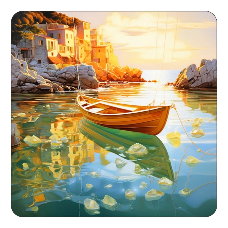 مگنت کاکتی طرح نقاشی رنگ روغن مدل mp70905