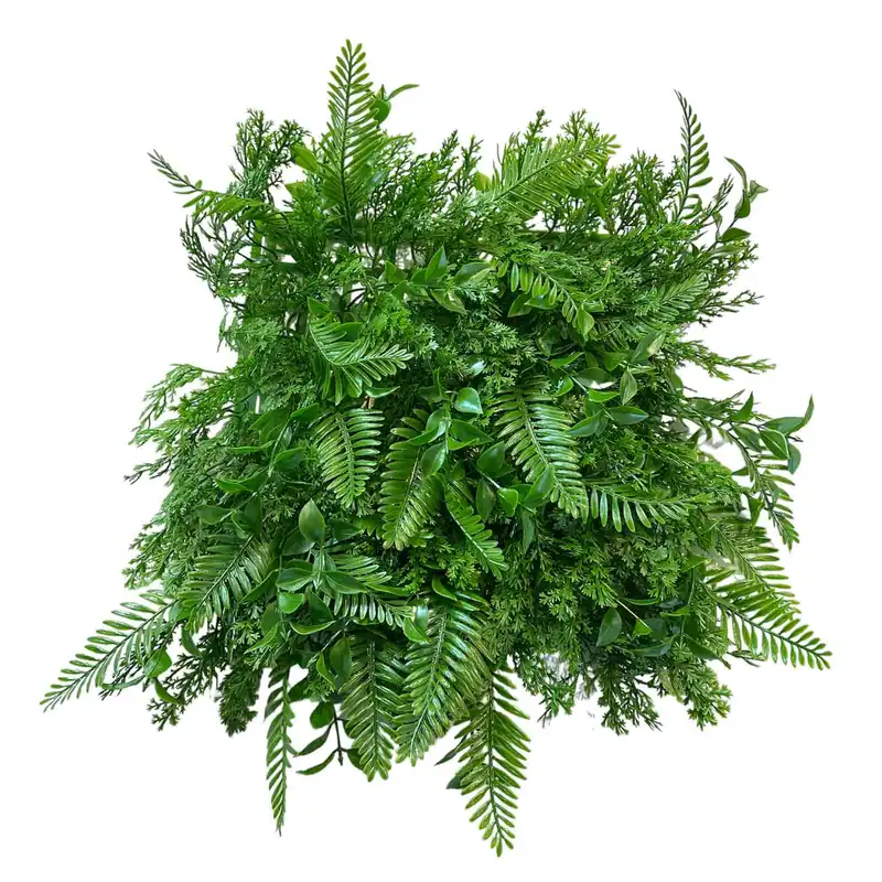 چمن مصنوعی مدل دکور سبز آکواریومی طرح سیکات سرو سایز 25x25 سانتی متر