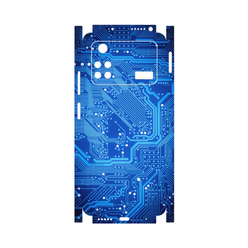 برچسب پوششی ماهوت مدل Blue-Printed-Circuit-Board-FullSkin مناسب برای گوشی موبایل شیائومی Poco M4 Pro 4G