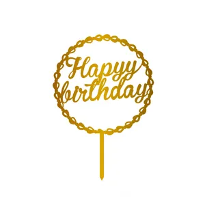 تاپر کیک تولد مدل happy birthday کد H40