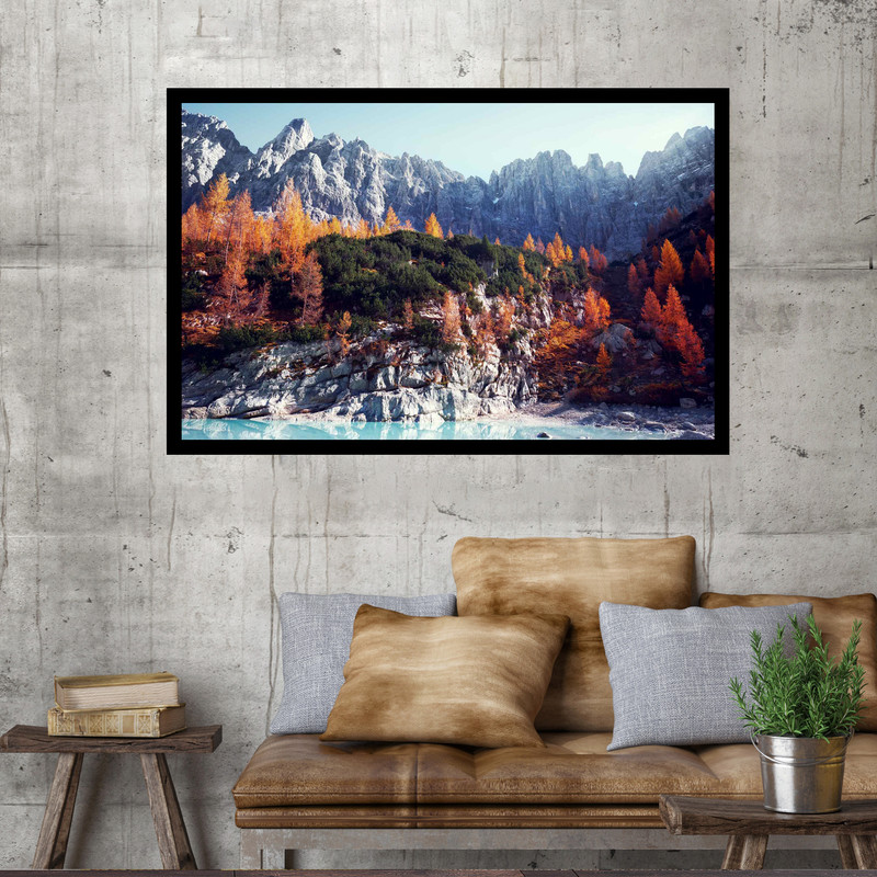 تابلو نوری بکلیت طرح دریاچه کوهستانی مدل B-MO1477