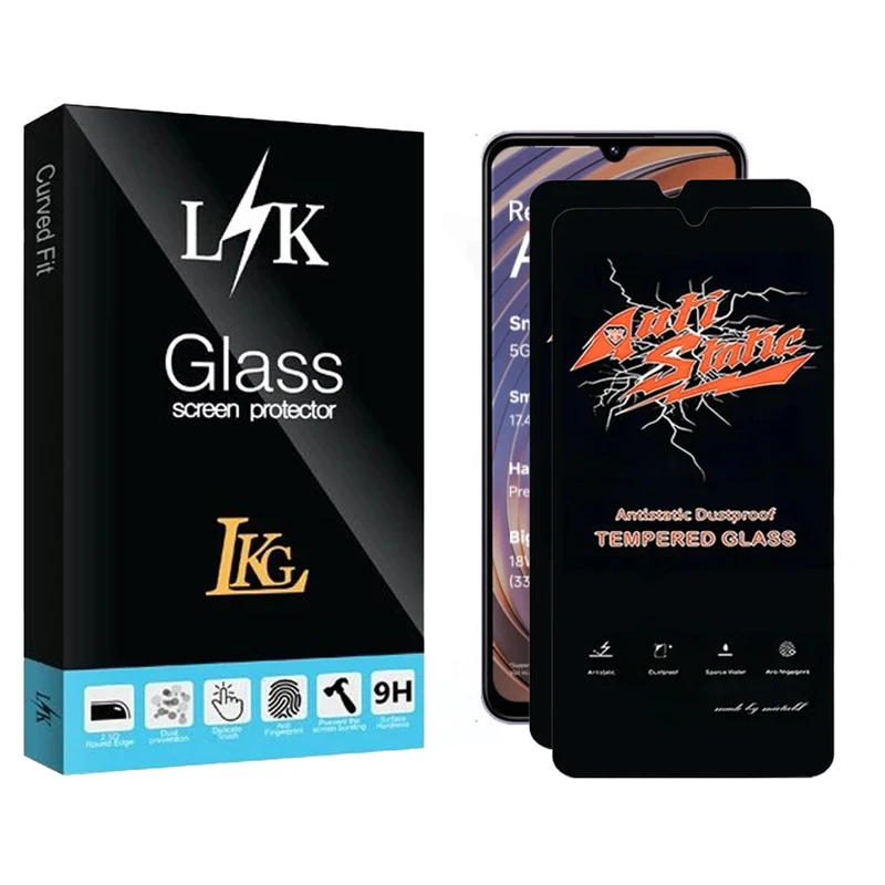 محافظ صفحه نمایش ال کا جی مدل Anti Static مناسب برای گوشی موبایل شیائومی Redmi A4 5G بسته 2 عددی