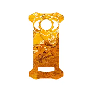 MAHOOT Gold Marble Cover Sticker for Doogee S98 Pro