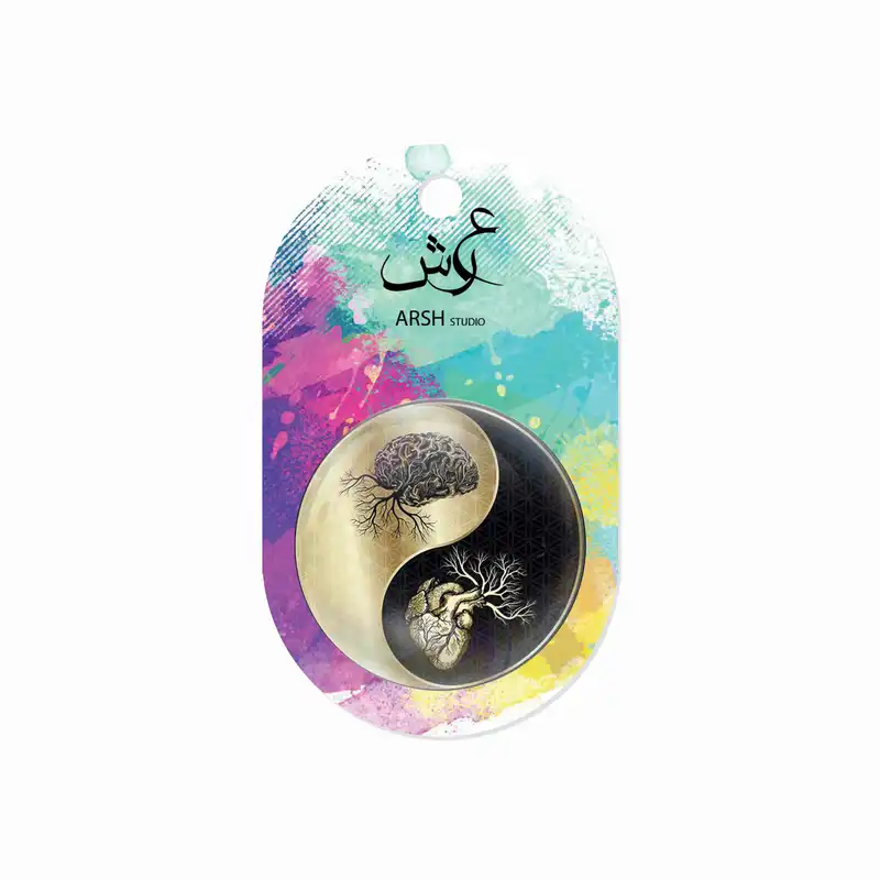 مگنت عرش طرح مغز و قلب کد Asm281