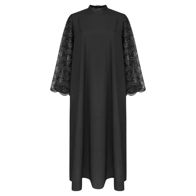 مانتو عبایی زنانه مدل گیپور کد 105