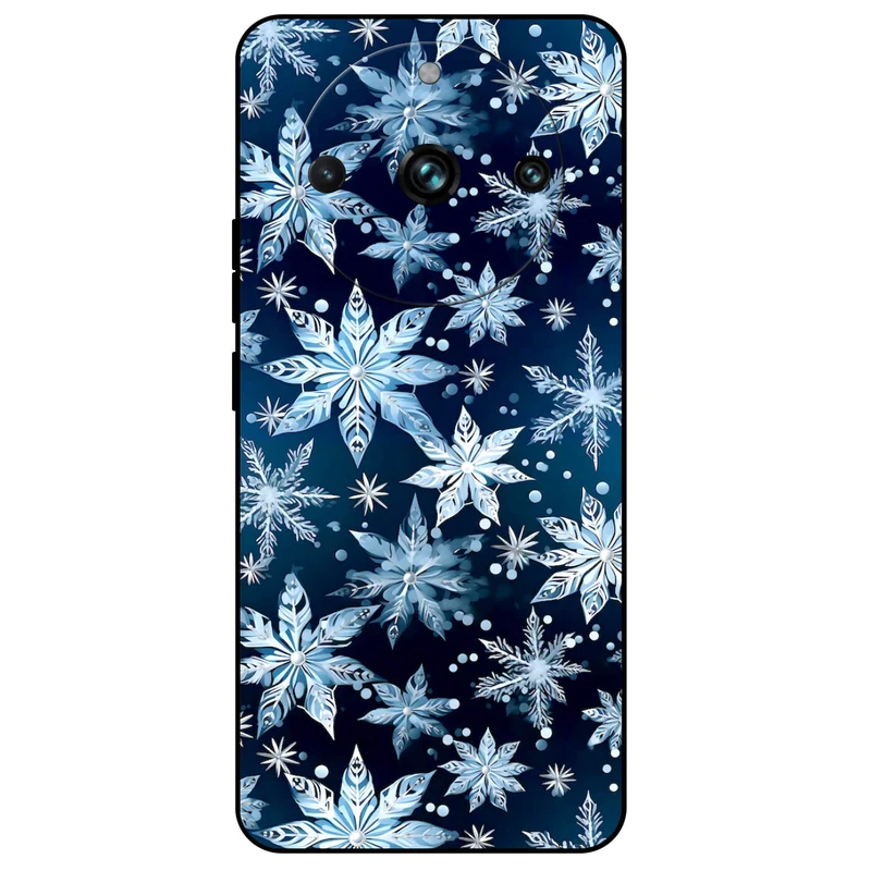 کاور مگافون طرح برف مدل 2824 مناسب برای گوشی موبایل ریلمی 11 Pro / 11 Pro Plus