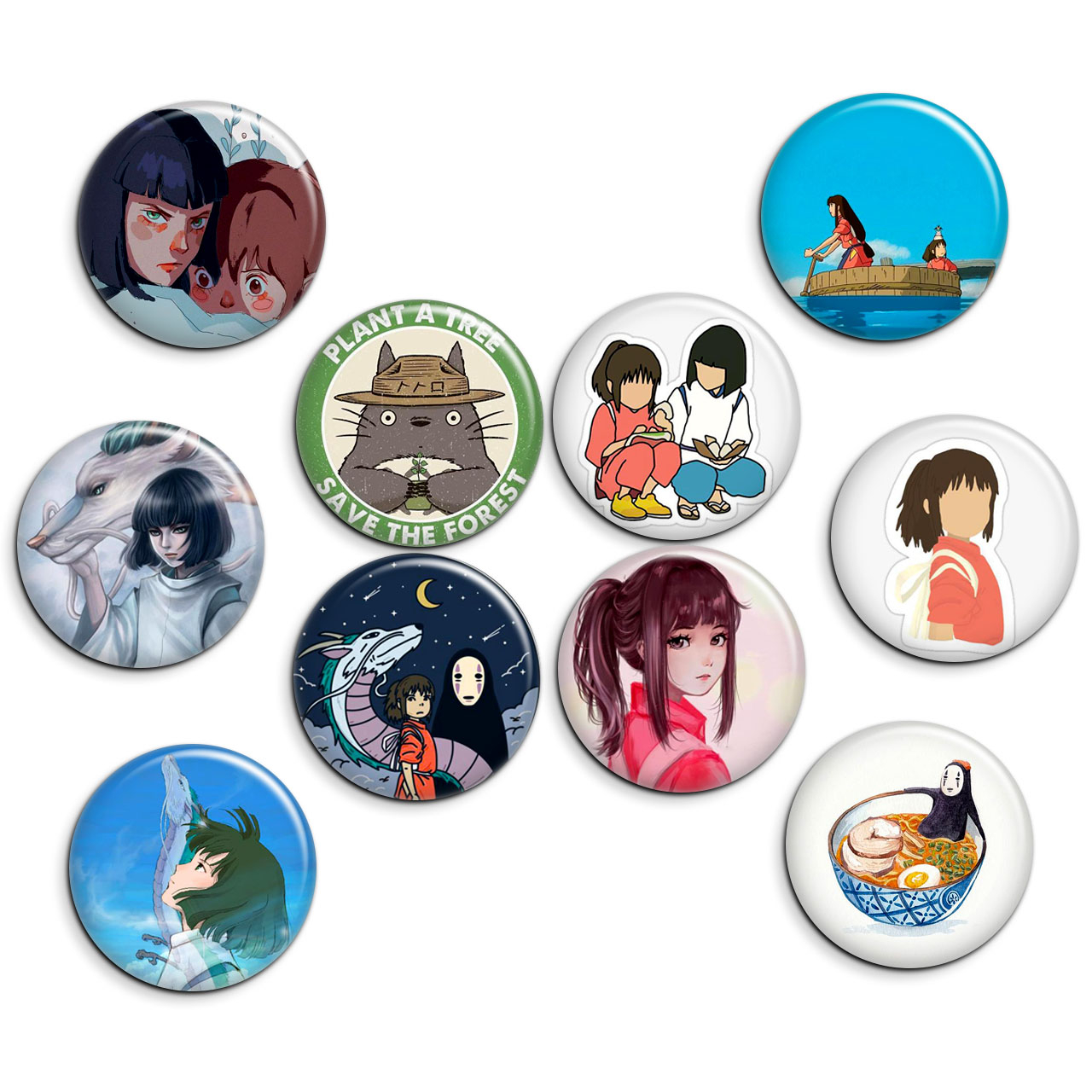 پیکسل پرمانه طرح Spirited Away کد pmg.5661 مجموعه 10 عددی