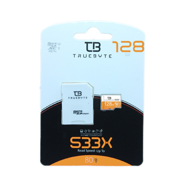 کارت حافظه microSD XC تروبایت مدل 533X-A2- V30 کلاس 10 استاندارد UHS-I U3 ظرفیت 128 گیگابایت