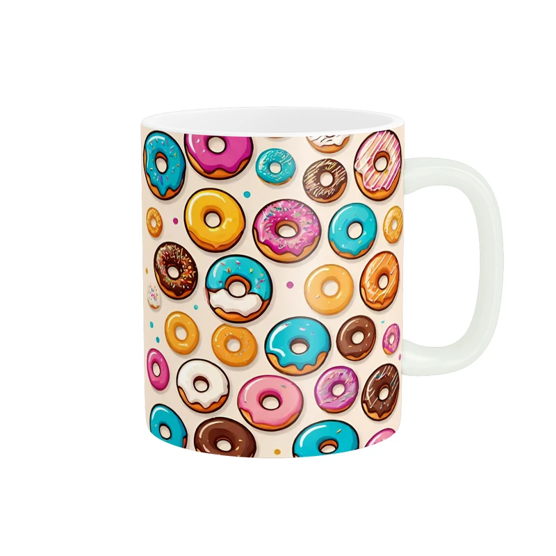 ماگ پاد آفرین طرح دونات کد 1274