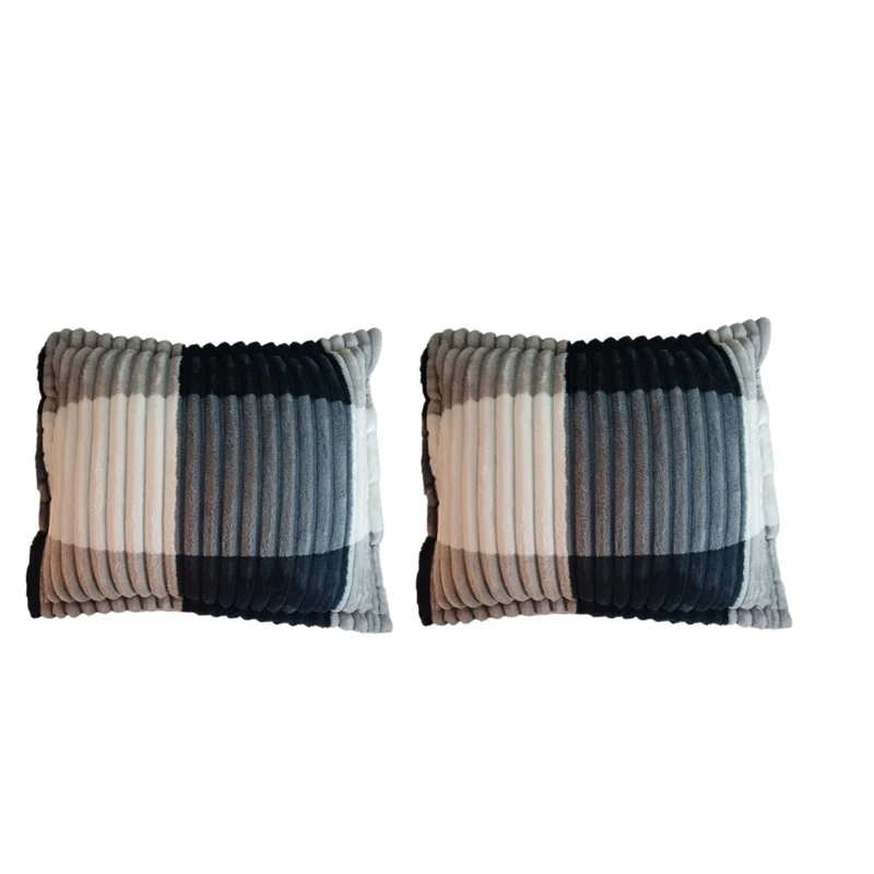 کوسن مدل کرکره ای چهارخانه سایز 40×40 سانتی متر مجموعه دو عددی