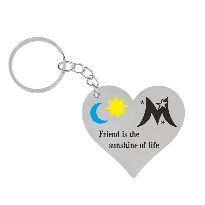 جاکلیدی گيلواره زراوشان مدل حرف M طرح ماه و خورشید کد DF014 جاکلیدی گيلواره زراوشان مدل حرف M طرح ماه و خورشید کد DF014