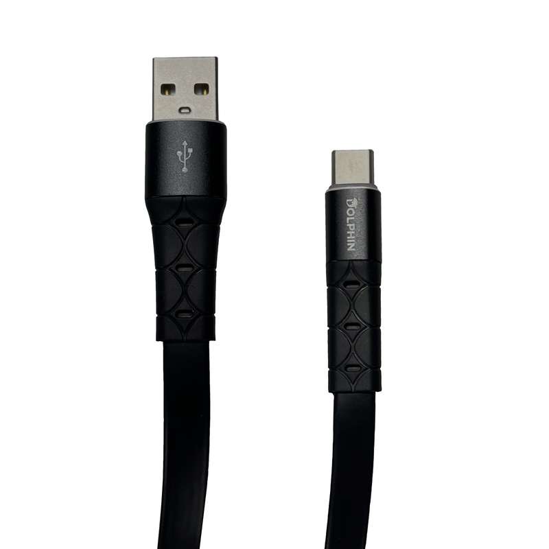 کابل تبدیل USB به USB-C دلفین مدل DS81 طول 1 متر