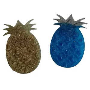 سنجاق سینه زنانه مدل آناناس مجموعه 2 عددی