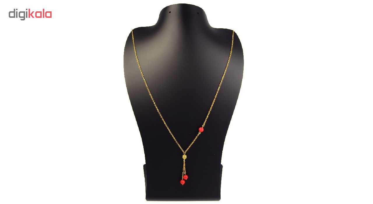 گردنبند طلا 18 عیار زنانه مانچو مدل sfg631