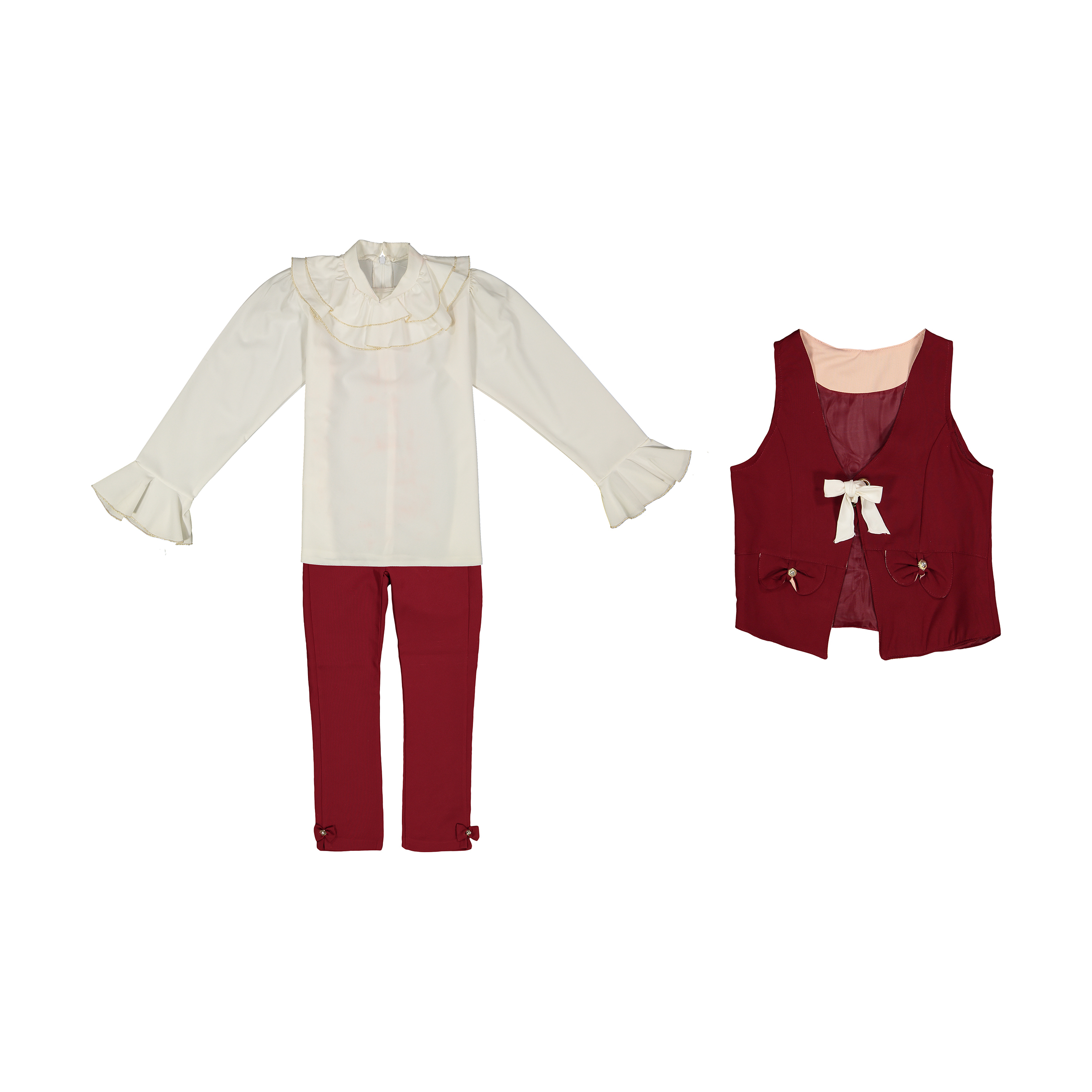 ست 3 تکه لباس دخترانه مدل 104