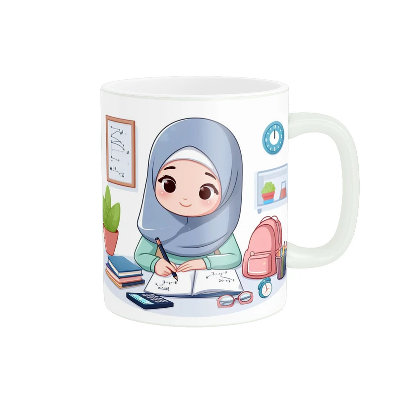 ماگ پادآفرین مدل دختر کد 5848