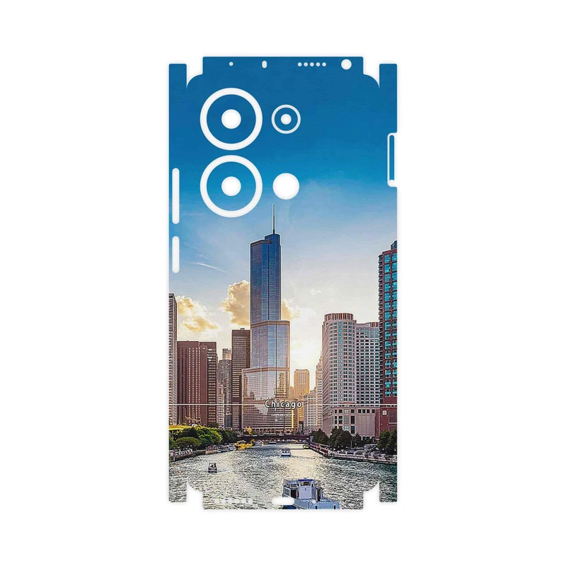 برچسب پوششی ماهوت مدل City of Chicago-FullSkin مناسب برای گوشی موبایل شیائومی Redmi Note 13 Pro 4G