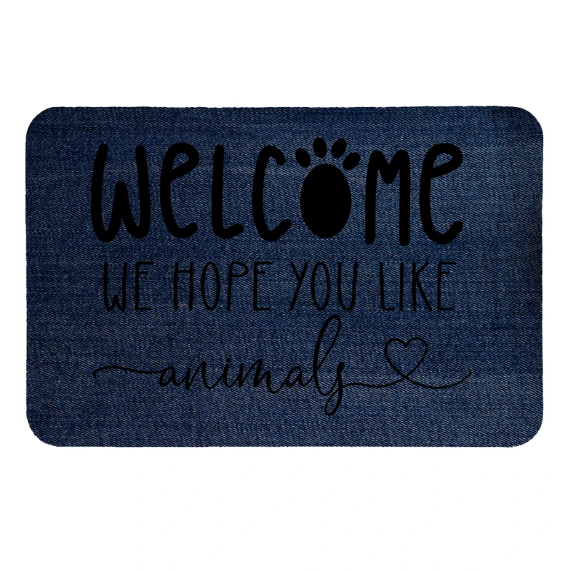 پادری طرح welcome کد 9523 سایز 110x80سانتی متر 