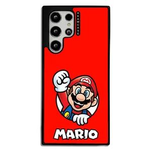 AKAM AMCWSGS22U-SUPER MARIO12 Cover For Samsung Galaxy S21 Ultra