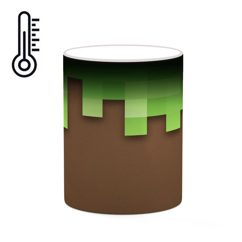 ماگ حرارتی کاکتی طرح ماینکرافت minecraft مدل mgh41486