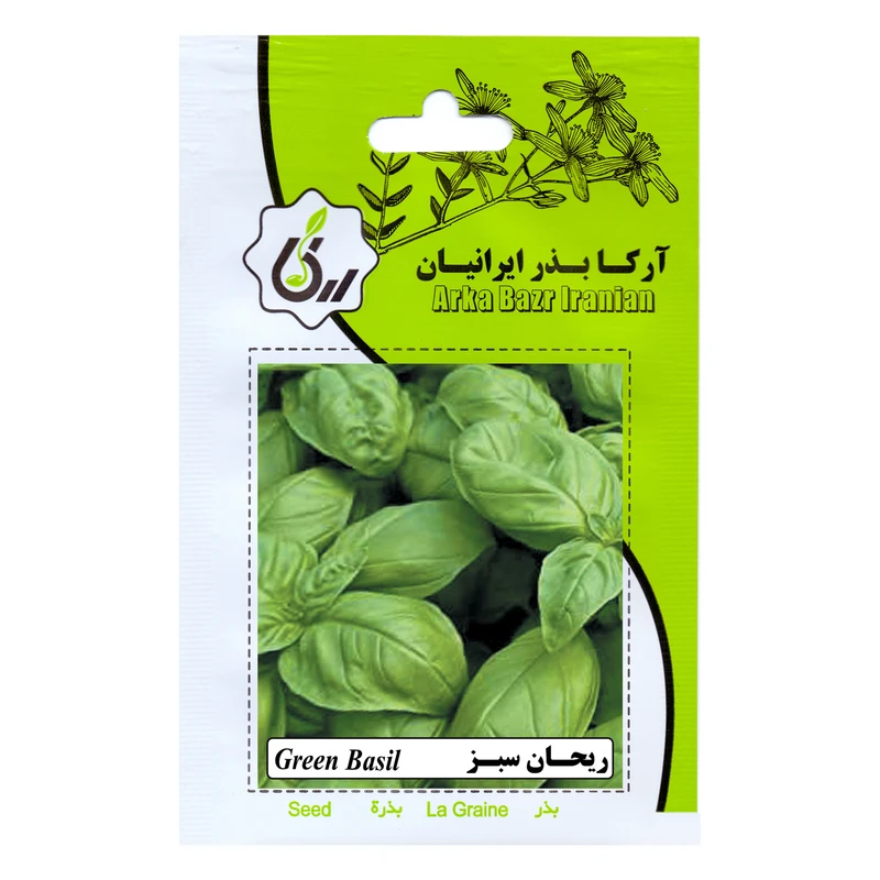 بذر ریحان سبز آرکا بذر ایرانیان کد ARK-198