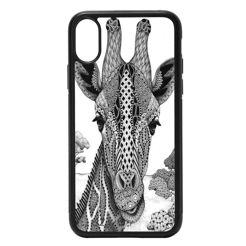 کاور طرح زرافه کد 110540804 مناسب برای گوشی موبایل اپل iphone xr