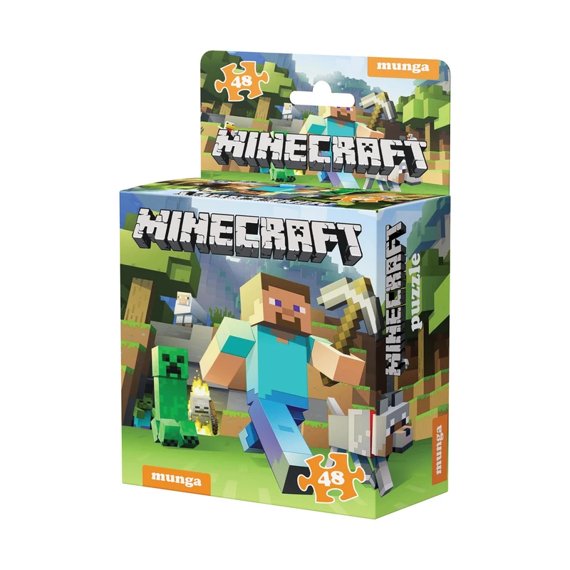 پازل 48 تکه مونگا مدل استیو ماینکرفت